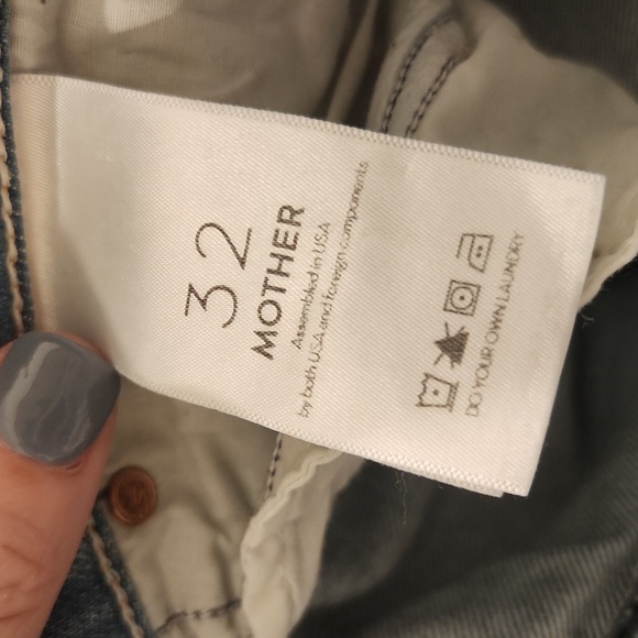 MOTHER The Stunner Ankle Chew in Walking On water jeans size 32! - Picture 4 of 14